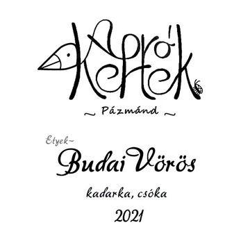 ApróKertek Budai Vörös 2021 száraz bio vörösbor