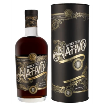 Auténtico Nativo Rum 20 éves (40% / 0,7L) érlelt barna rum (Panama)