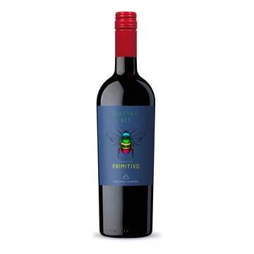 Consorzio di Manduria: &quot;Electric Bee&quot; Primitivo 2022 száraz vörösbor (Puglia, Olaszország)