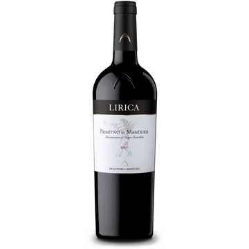 Consorzio di  Manduria: &quot;Lirica&quot; Primitivo 2021 száraz vörösbor (Puglia, Olaszország)