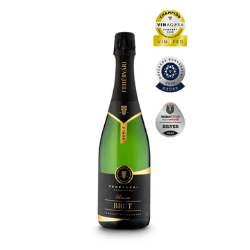 Fehérvári Borbirtok: Brut Reserve száraz fehér pezsgő (Somló)