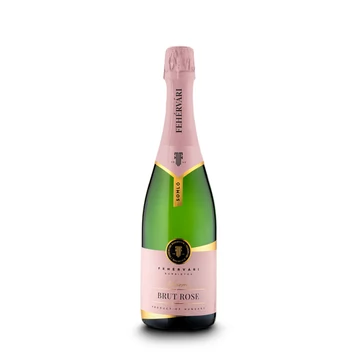 Fehérvári Borbirtok: Rosé Brut  száraz rosé pezsgő (Somló)