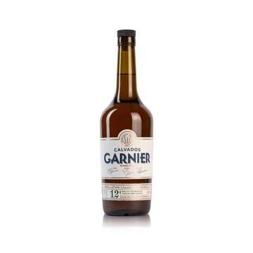 Garnier: Calvados 12 ans d'age (12 éves) 40% 0,7L almabor-párlat (Calvados, Franciaország)