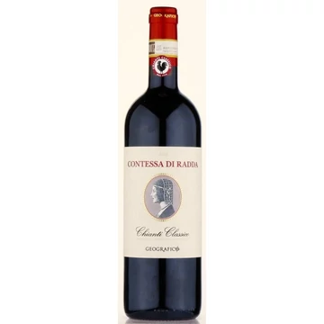 Geografico: Contessa di Radda Chianti Classico 2021 száraz vörösbor (Toszkána, Olaszország)