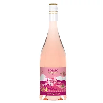 Geografico Tuscan Vibes Rosé, toszkán bor