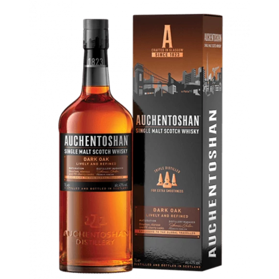 Auchentoshan Dark Oak 43% 1l whisky (Skócia)