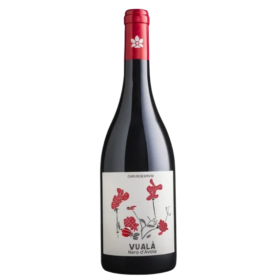 Caruso &amp; Minini: &quot;Naturalmente&quot; Nero D' Avola 2021 száraz vörösbor (Szicília, Olaszország)