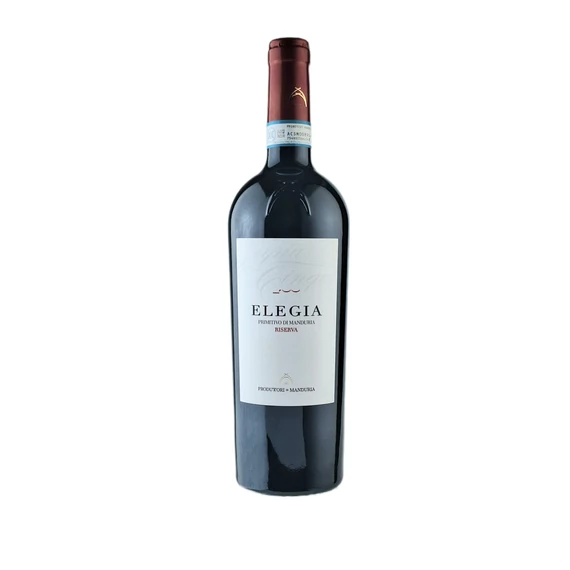 Consorzio di Manduria: "Elegia" Primitivo 2020 száraz vörösbor (Puglia, Olaszország)