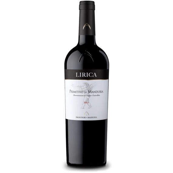 Consorzio di  Manduria: &quot;Lirica&quot; Primitivo 2021 száraz vörösbor (Puglia, Olaszország)