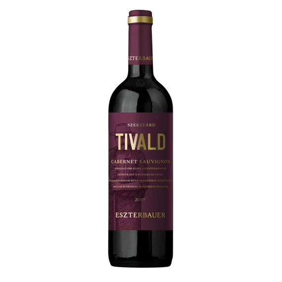 Eszterbauer Borászat: "Tivald" Cabernet Sauvignon száraz vörösbor (Szekszárd)