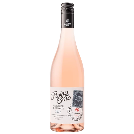 Domaine Gayda: Flying Solo Rosé 2023 száraz rosébor (Languedoc, Franciaország)