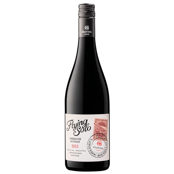 Domaine Gayda: Flying Solo Rouge 2022 száraz vörösbor (Languedoc, Franciaország)