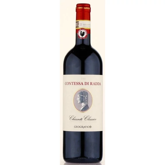 Geografico: Contessa di Radda Chianti Classico 2021 száraz vörösbor (Toszkána, Olaszország)