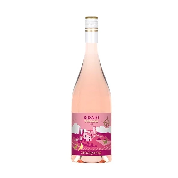 Geografico Tuscan Vibes Rosé, toszkán bor