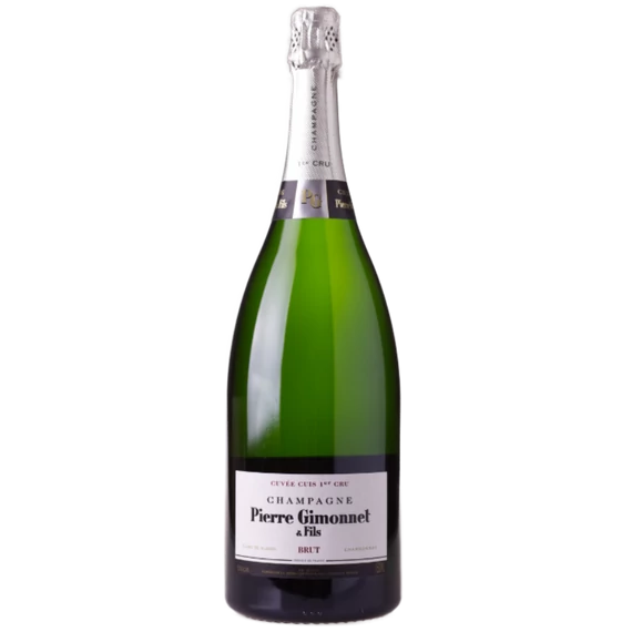 Pierre Gimonnet: Champagne Brut Cuis Premier Cru Magnum (non-vintage) száraz fehér pezsgő (Champagne, Franciaország)