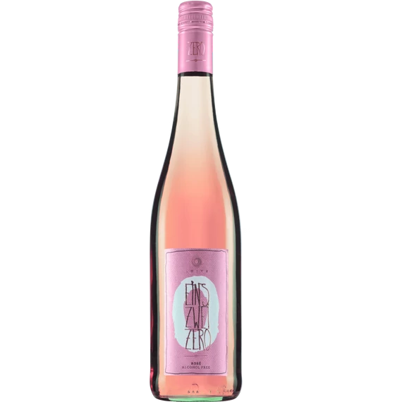 Leitz Eins-Zwei-ZERO Rosé 0% száraz alkoholmentes rosé (Rheingau, Németország)