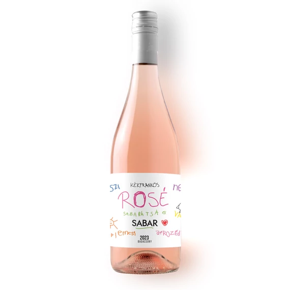 Sabar Borbirtok: Kékfrankos rosé 2023 száraz rosébor (Badacsony)