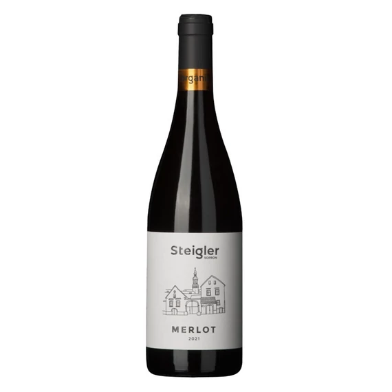 Steigler: Merlot Prémium 2021 száraz vörösbor (Sopron)