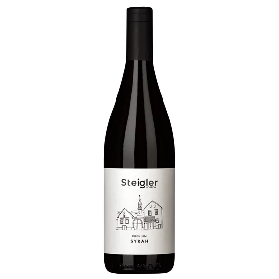 Steigler: Syrah Prémium 2020  száraz vörösbor (Sopron)