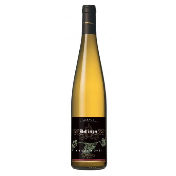 Wolfberger: Vieilles Vignes Riesling 2021-2022 száraz fehérbor (Elzász, Franciaország)