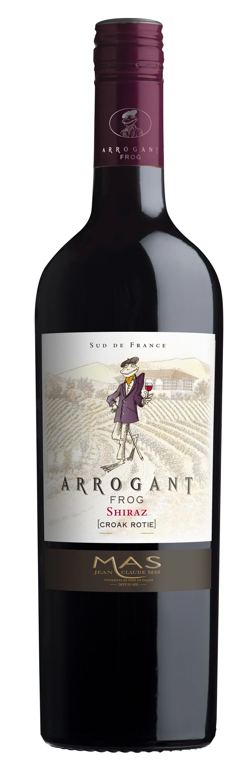 Paul Mas: Arrogant Frog Shiraz (Syrah) 2022 száraz vörösbor (Languedoc, Franciaország)
