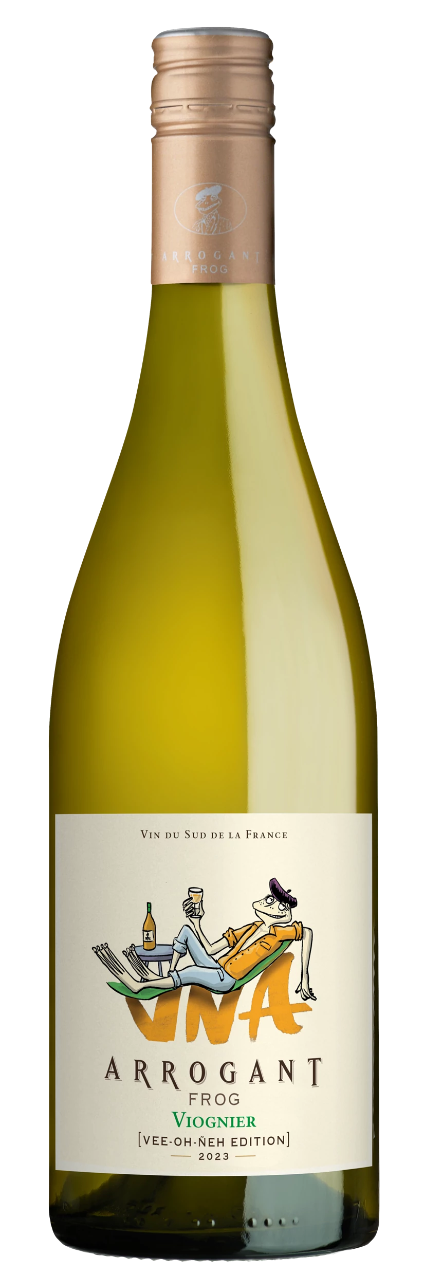 Paul Mas: Arrogant Frog Viognier 2024 száraz fehérbor (Languedoc, Franciaország)