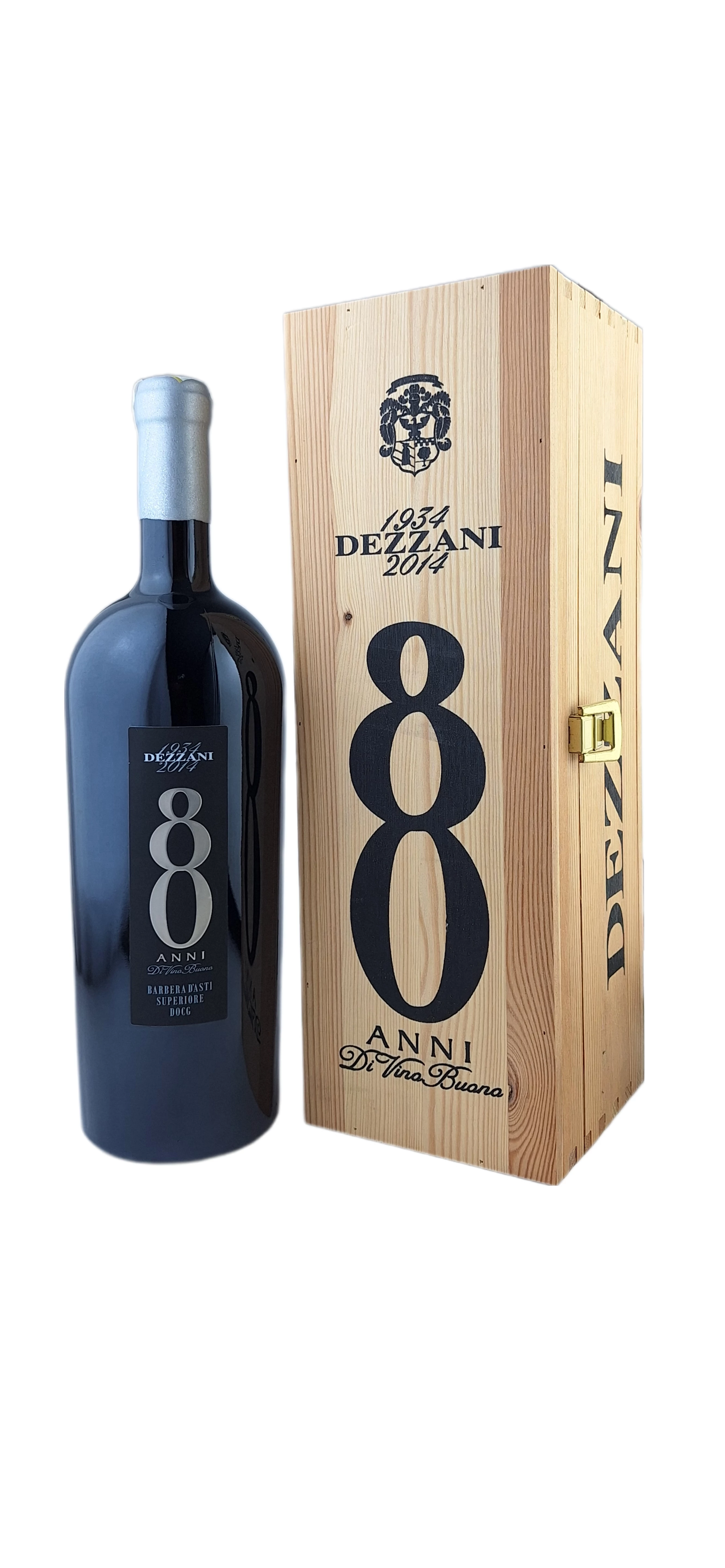 Dezzani: Barbera Asti Superioire 80 anni Magnum, faládában 2017 száraz vörösbor (Piemont, Olaszország)