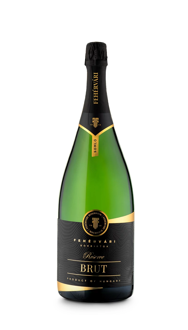 Fehérvári Borbirtok: Brut Reserve Magnum  száraz fehér pezsgő (Somló)