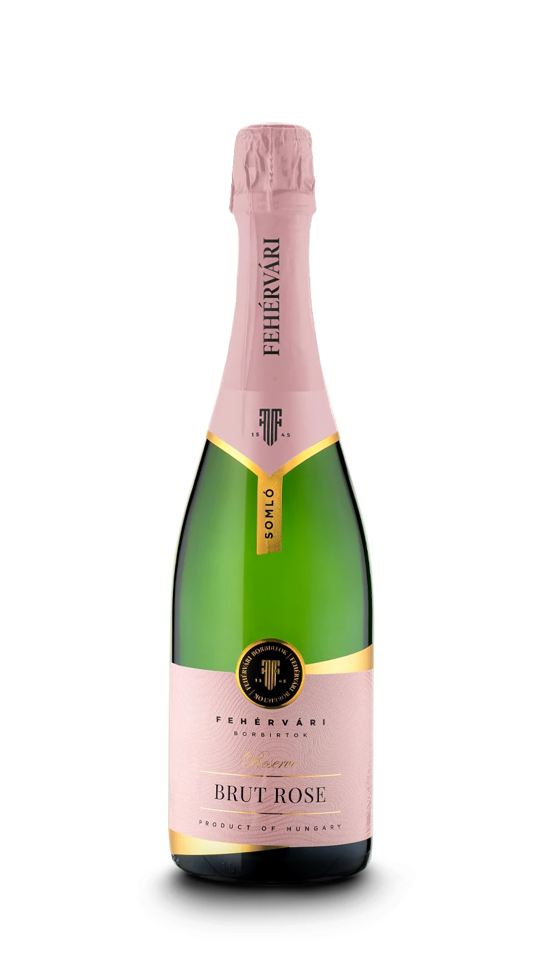 Fehérvári Borbirtok: Rosé Brut  száraz rosé pezsgő (Somló)