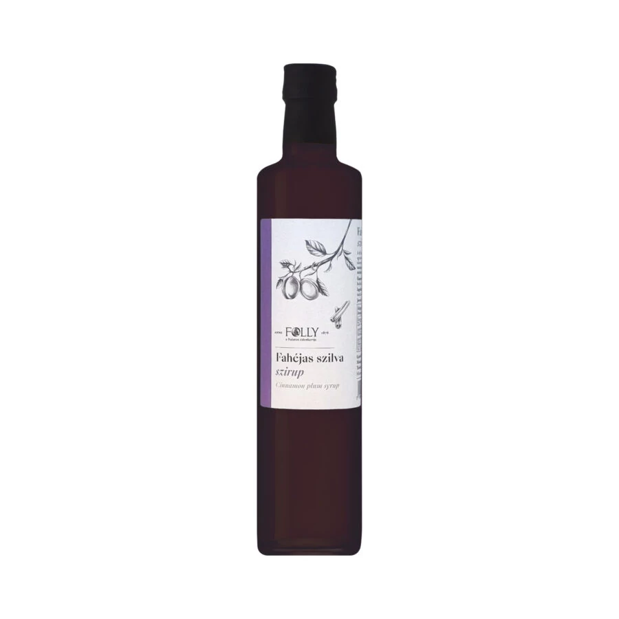 Folly Arborétum: Fahéjas Szilva  szirup 0,5L