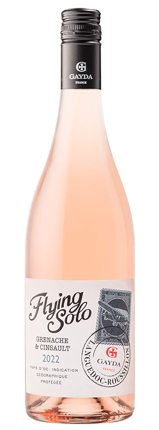 Domaine Gayda: Flying Solo Rosé 2023 száraz rosébor (Languedoc, Franciaország)