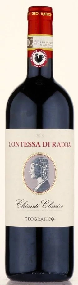 Geografico: Contessa di Radda Chianti Classico 2021 száraz vörösbor (Toszkána, Olaszország)