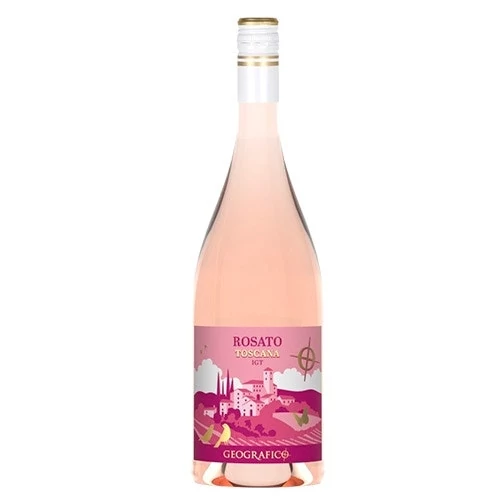 Geografico: Tuscan Vibes Rosé IGT 2024 száraz rosébor (Toszkána, Olaszország)