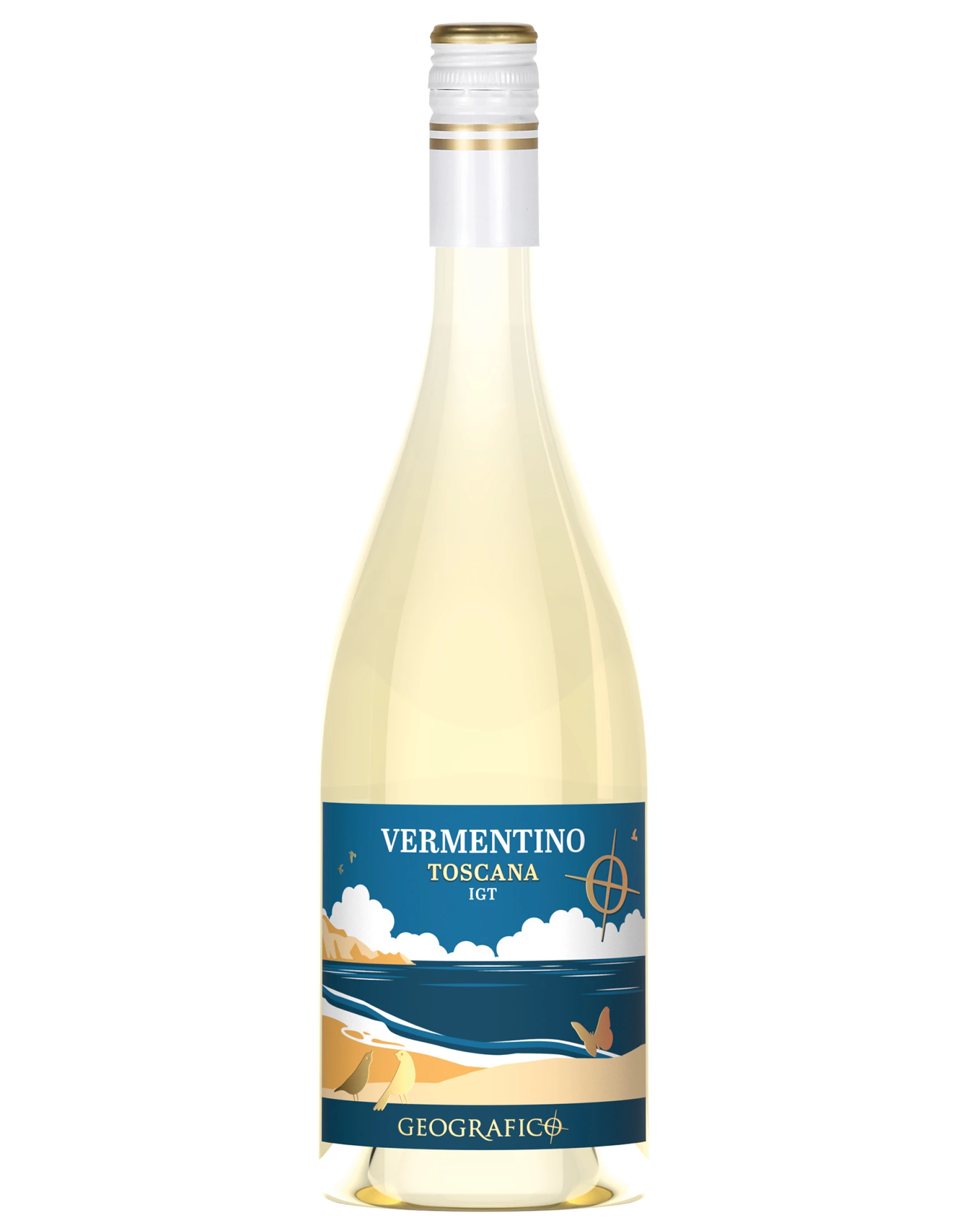 Geografico: Tuscan Vibes Vermentino IGT 2024 száraz fehérbor (Toszkána, Olaszország)