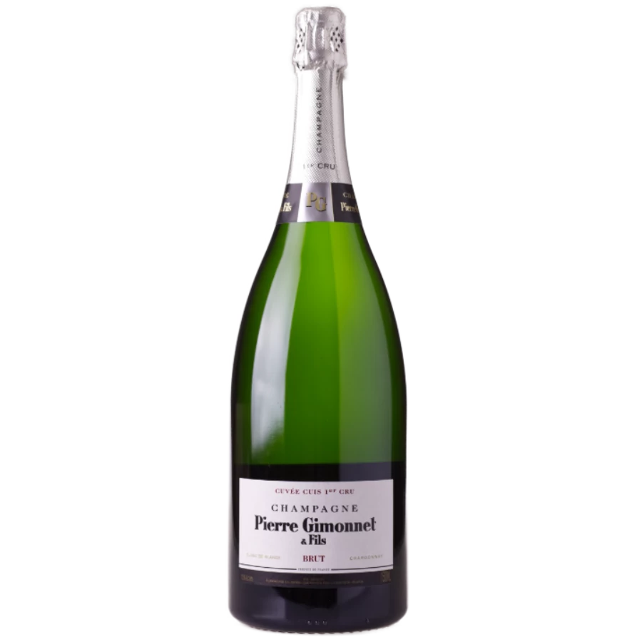 Pierre Gimonnet: Champagne Brut Cuis Premier Cru Magnum (non-vintage) száraz fehér pezsgő (Champagne, Franciaország)