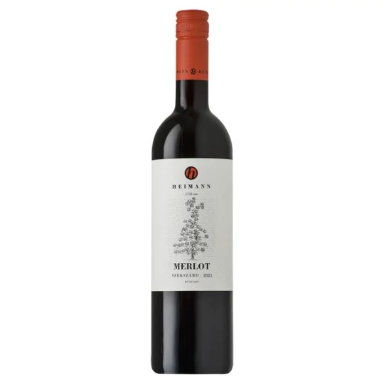 Heimann: Merlot 2022 száraz vörösbor (Szekszárd)