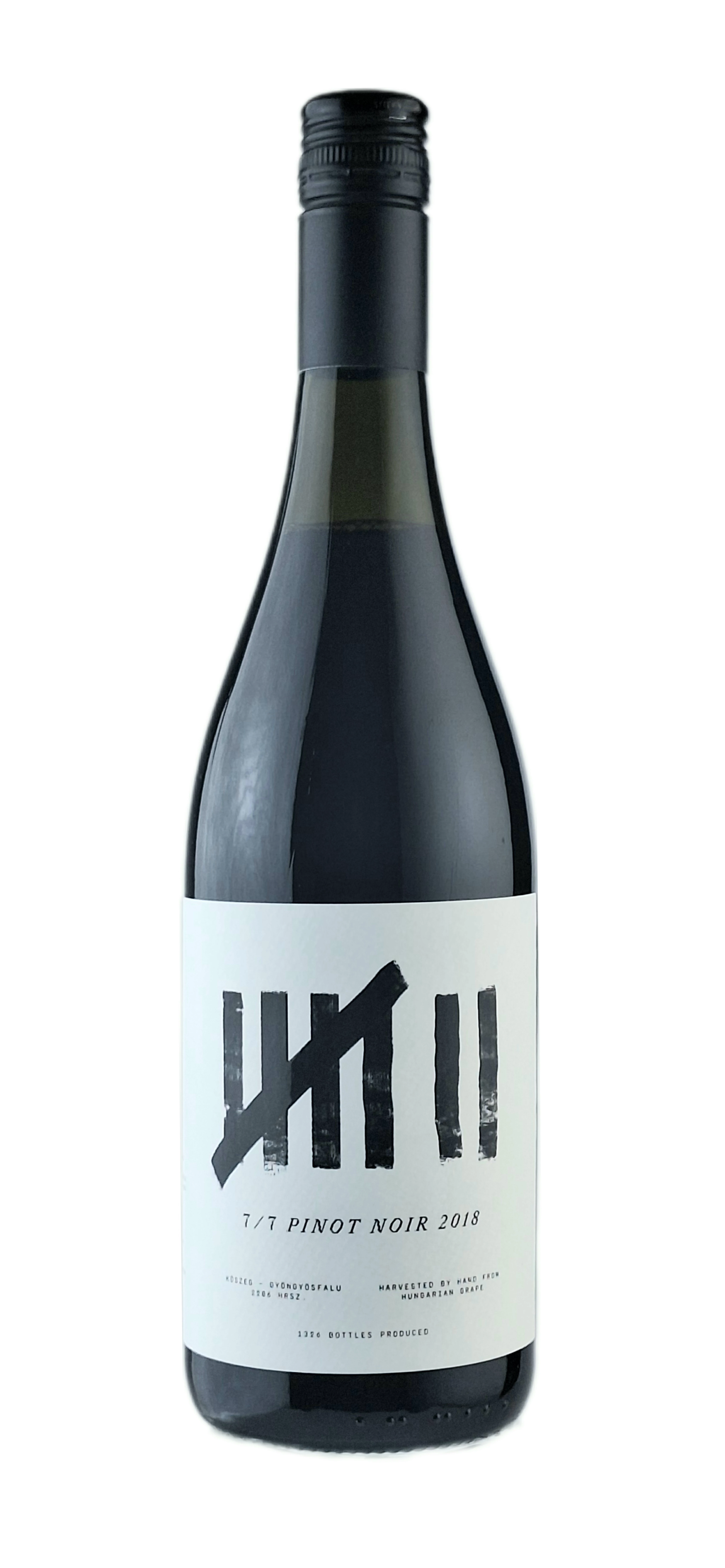 Hetedhét: Pinot noir 2018 száraz vörösbor (Soporn)