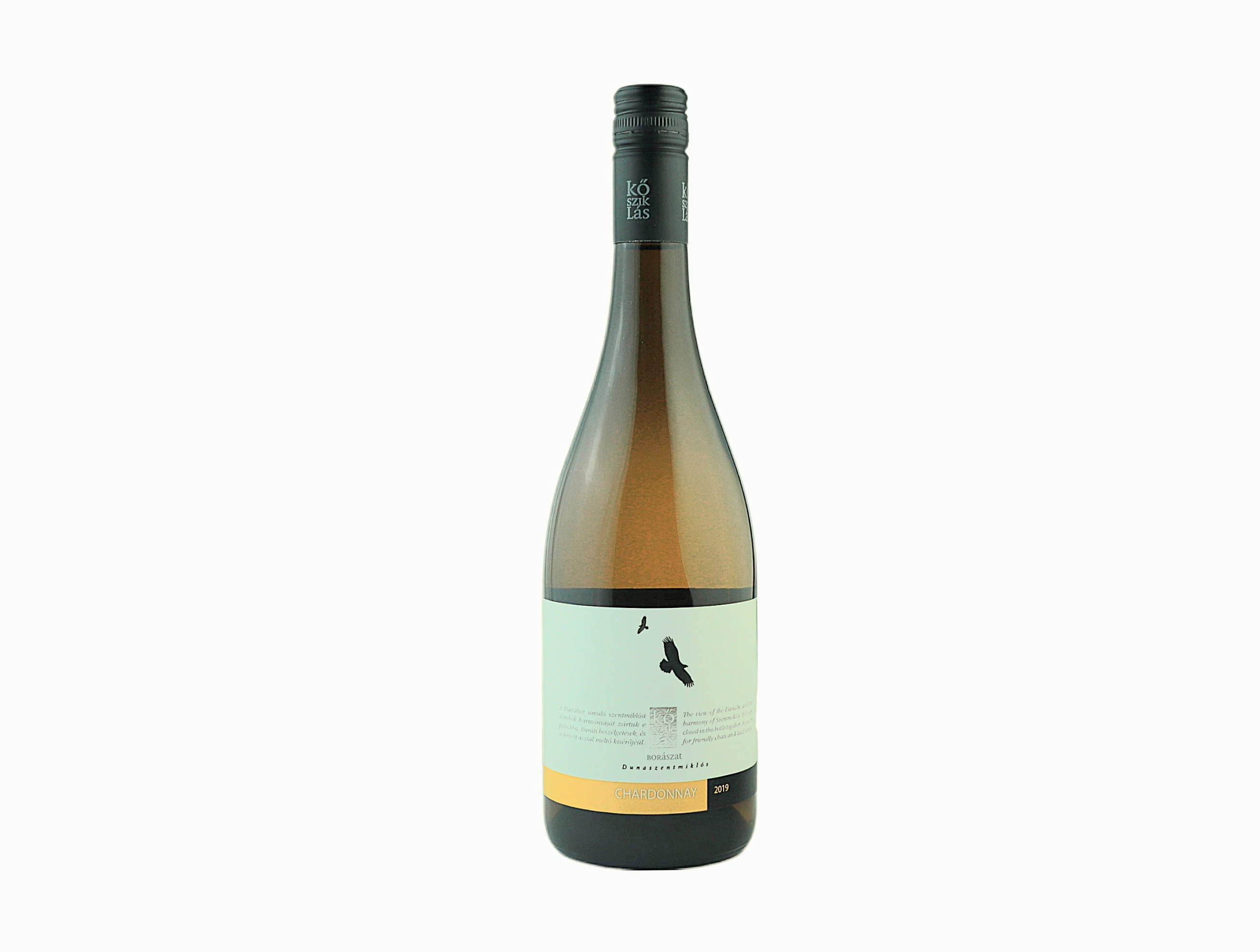 Kősziklás Borászat: Chardonnay 2019 száraz fehérbor (Neszmély)