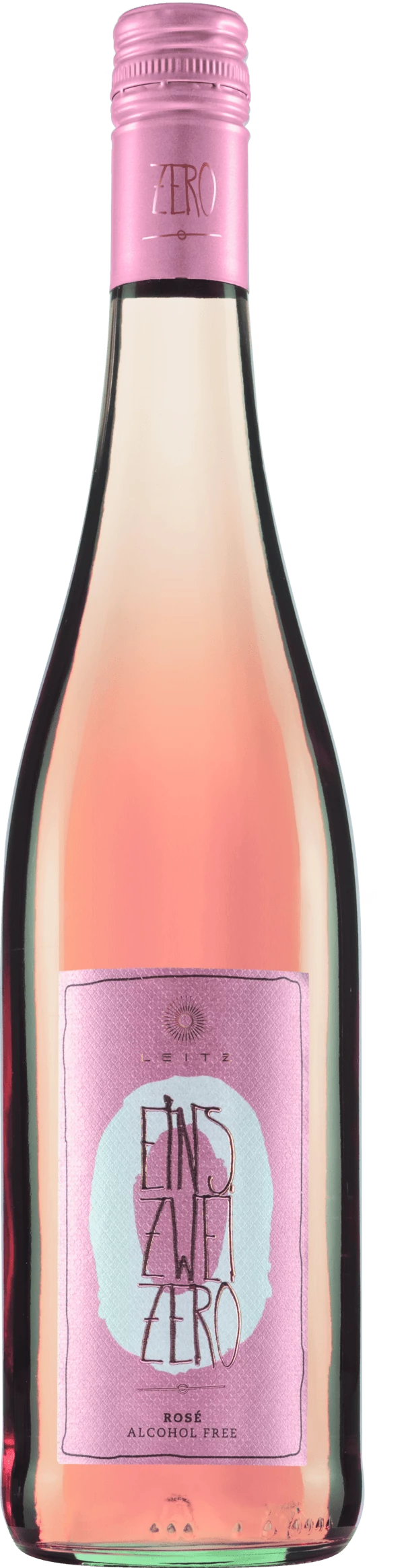Leitz Eins-Zwei-ZERO Rosé 0% száraz alkoholmentes rosé (Rheingau, Németország)