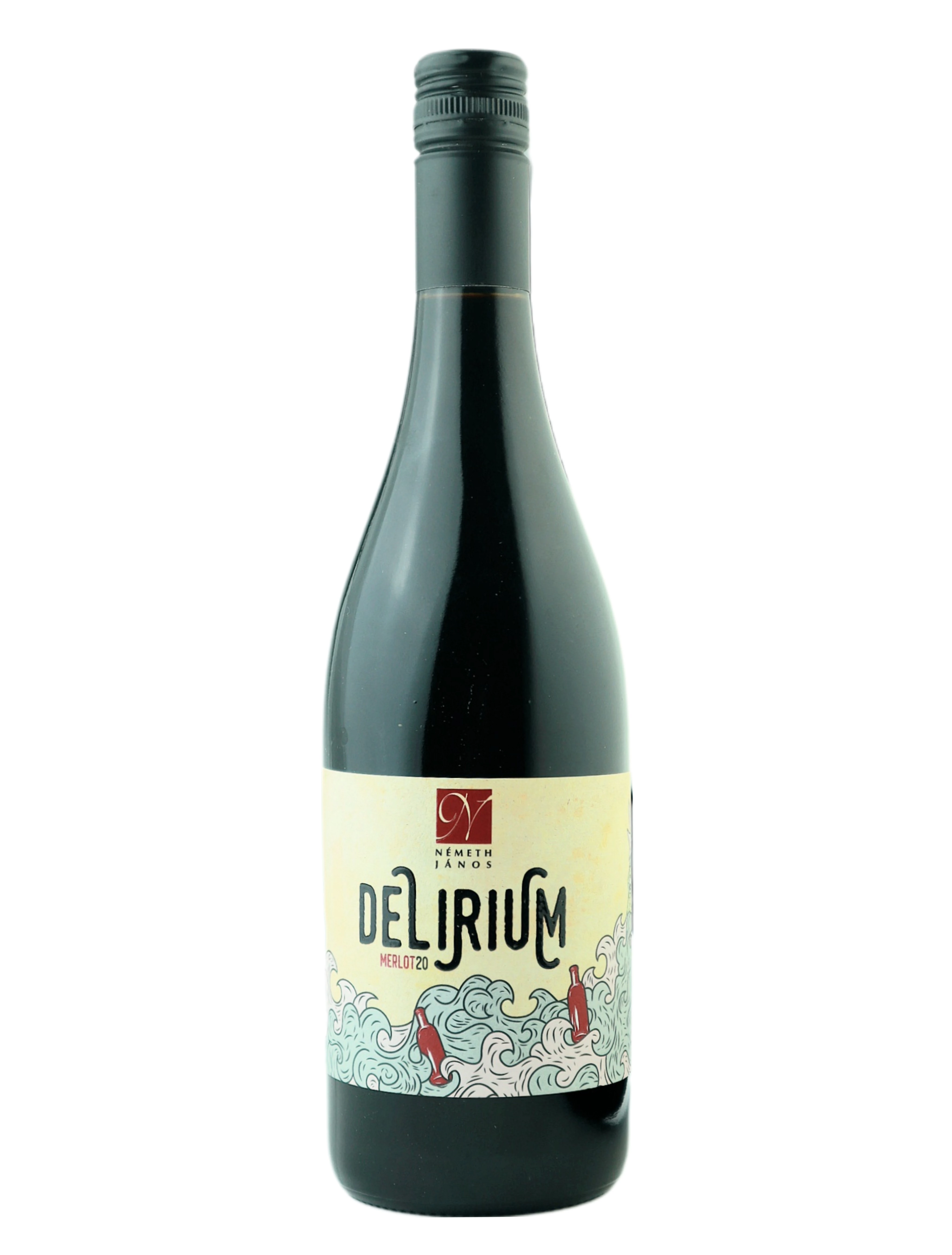 Németh János: Delirium Merlot 2020 száraz vörösbor (Szekszárd)