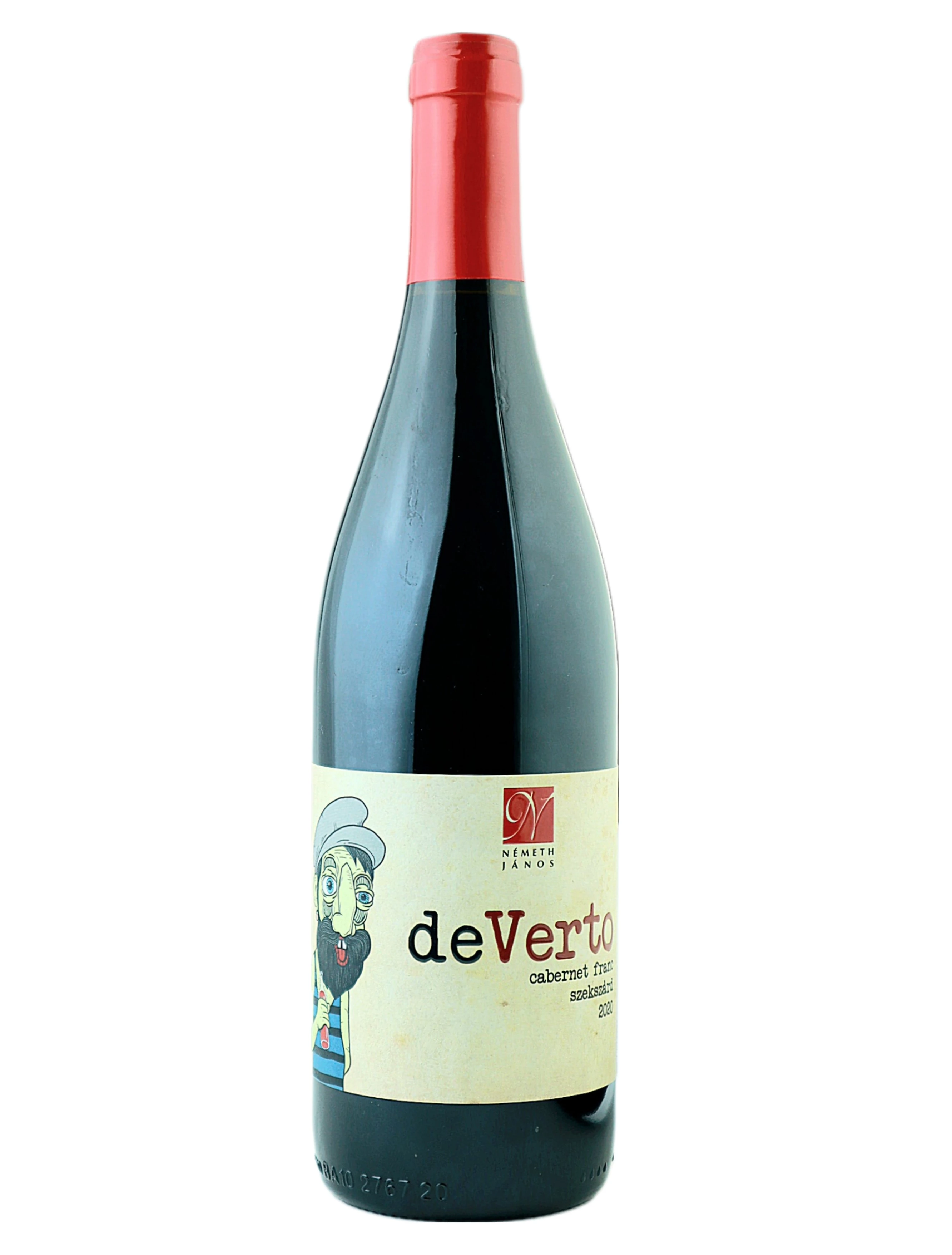 Németh János: DeVerto Cabernet franc 2020  száraz vörösbor (Szekszárd)