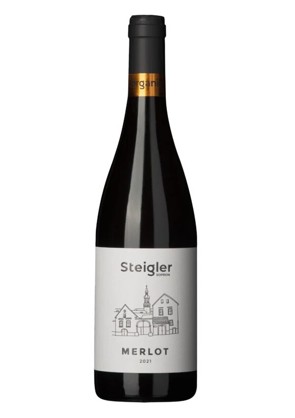 Steigler: Merlot Prémium 2021 száraz vörösbor (Sopron)